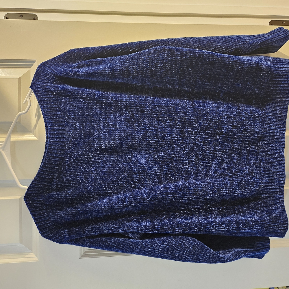 Tommy Bahama Blue Ribbed Sweater - Picture 2 of 3